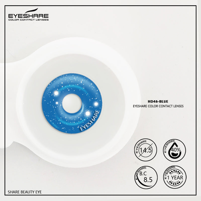Rynx Cosplay HD46 Blue 14.5mm 1 Pair | 1 Year
