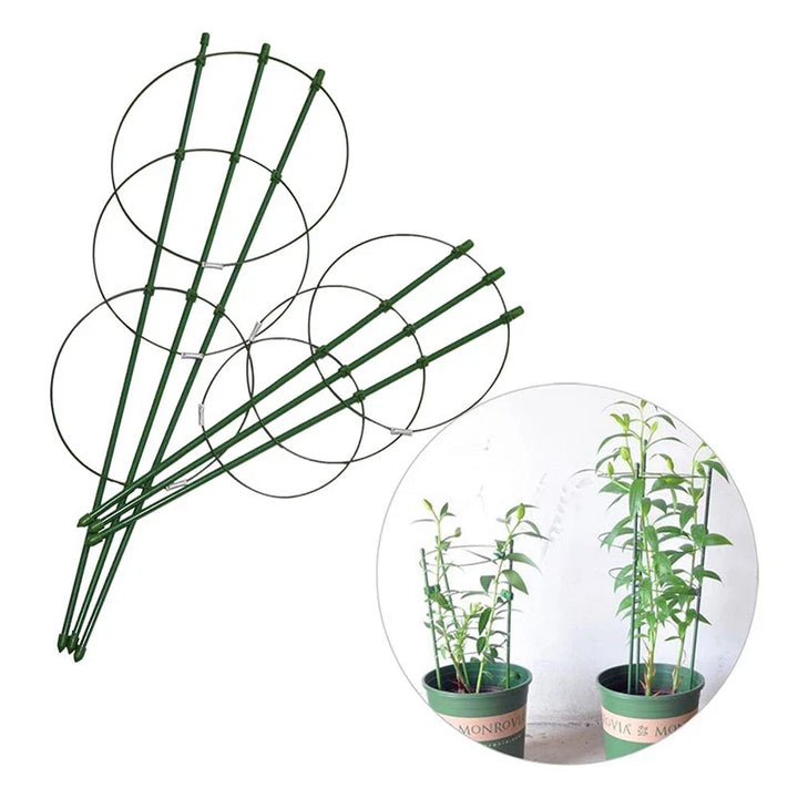 Lisslune | Climbing frame for plants – Sturdy support ring frame for climbing plants