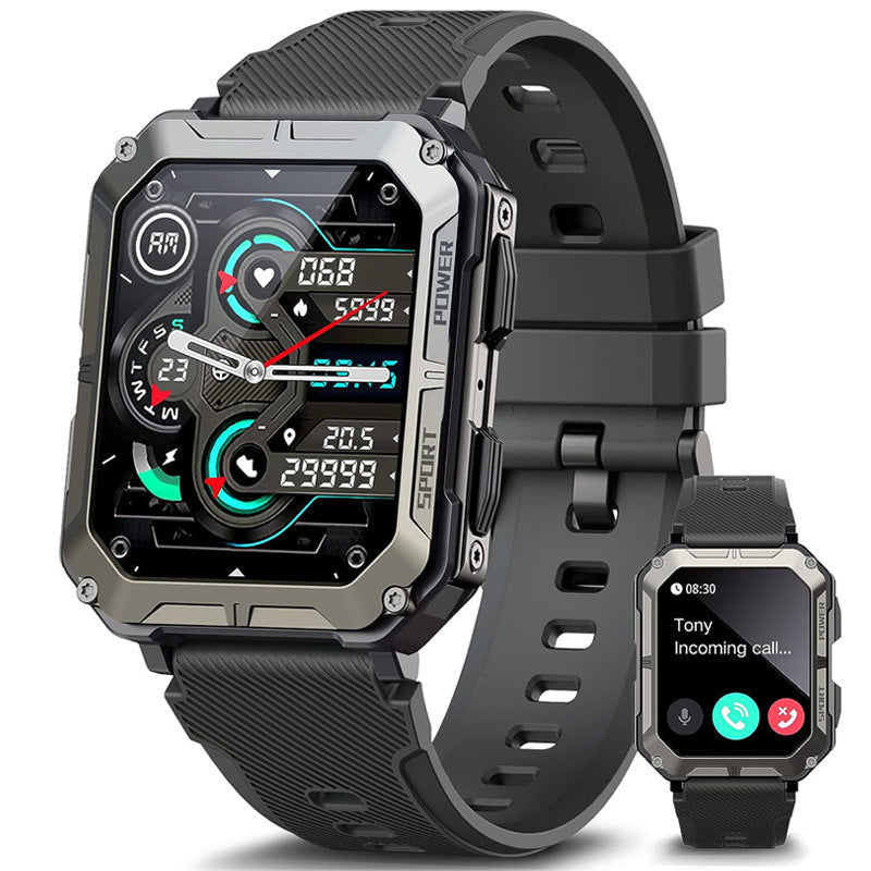 Lisslune | FitPulse | Sport Smartwatch Bluetooth Calls | Waterproof, Photography, Heart Rate Monitoring | Stylish and Functional