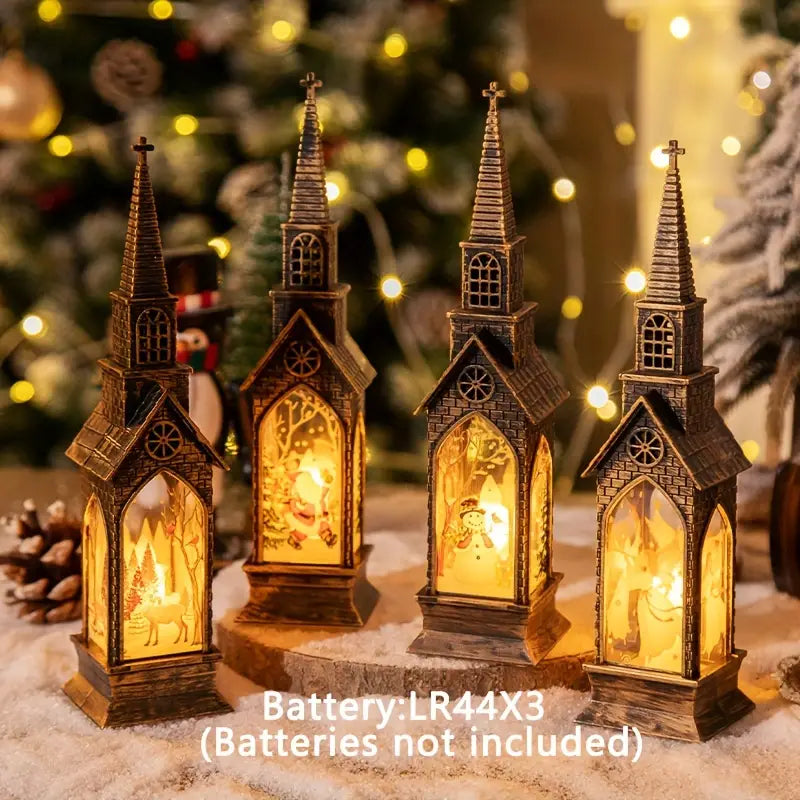 Lisslune | 4 Piece Christmas LED Candle Lights Decorations