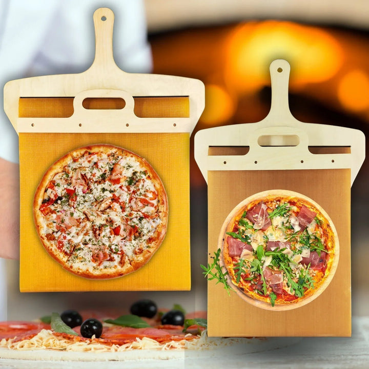 Lisslune | Premium Sliding Pizza Peel - Essential Kitchen Baking Tool