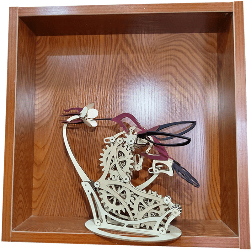 Lisslune | 3d Wooden Mechanical Hummingbird