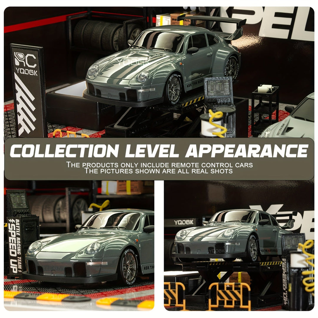 Lisslune | 1:24 RC Drift Car | 4WD, LED Wheels & USB Rechargeable for Indoor and Outdoor Racing Fun