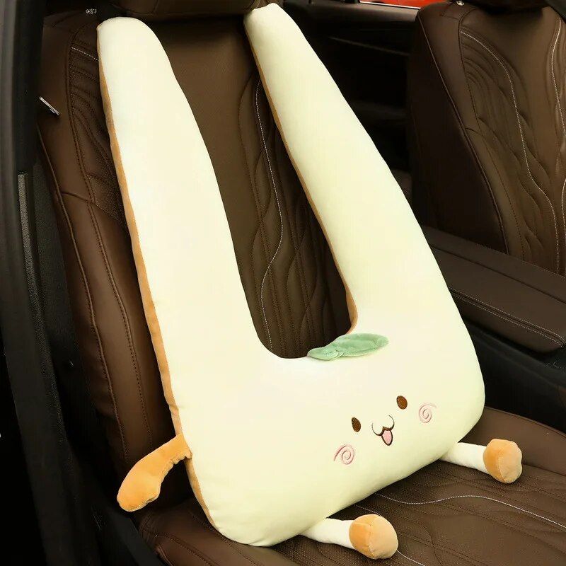 Lisslune | Plush Cartoon Car Nap Pillow for Optimal Travel Comfort