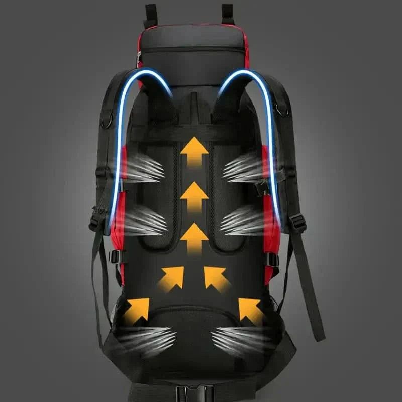 Lisslune | Outdoor Backpack 90L Waterproof Hiking Camping Travel