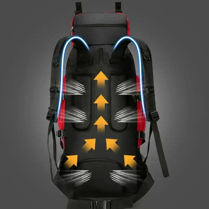 Lisslune | Outdoor Backpack 90L Waterproof Hiking Camping Travel