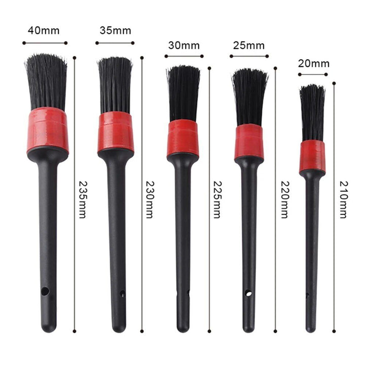 Lisslune | 5-piece car care brush set