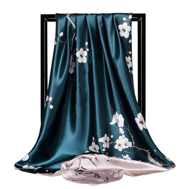 Lisslune | Large square scarf Simulation silk scarf All-match scarf Scarf