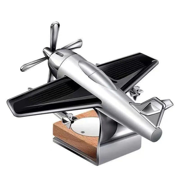 Lisslune | Solar-powered rotating aircraft air freshener and ornament