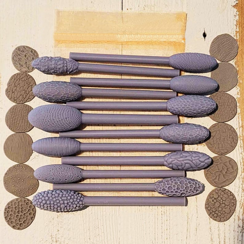 Lisslune | Texture Tool Sets for Clay Art- One Set 9 Pcs