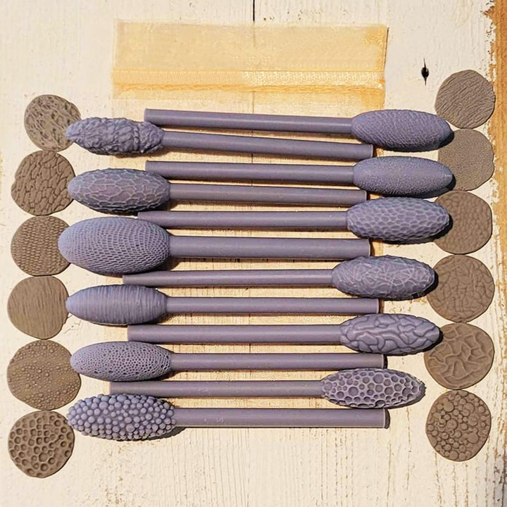 Lisslune | Texture Tool Sets for Clay Art- One Set 9 Pcs