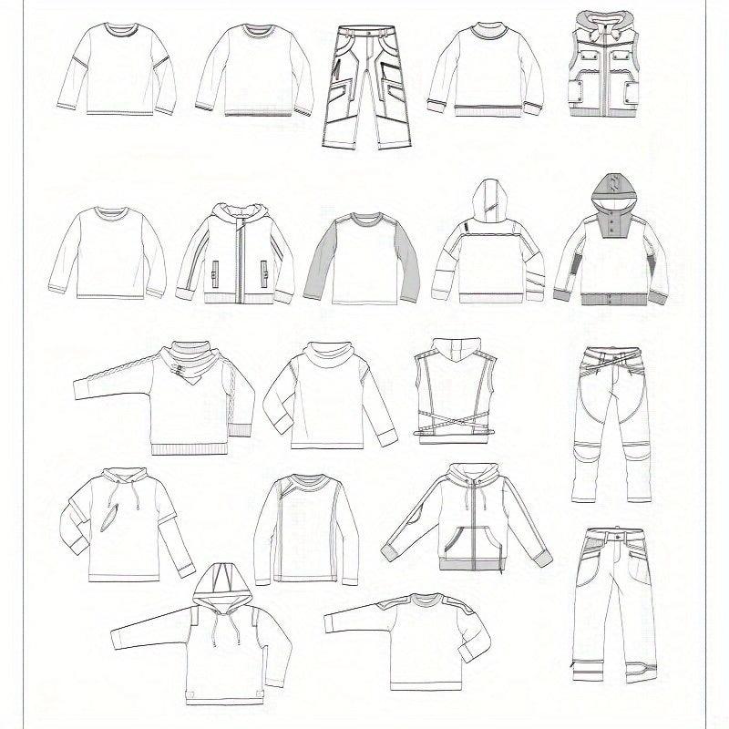 Lisslune | Clear Fashion Design Ruler - A must-have tool for precise sewing illustrations