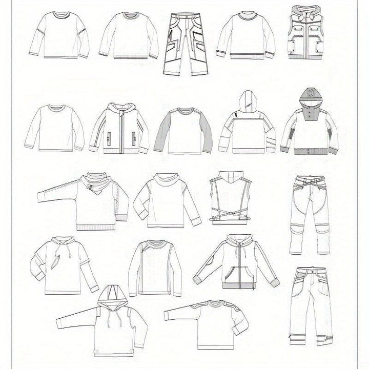 Lisslune | Clear Fashion Design Ruler - A must-have tool for precise sewing illustrations