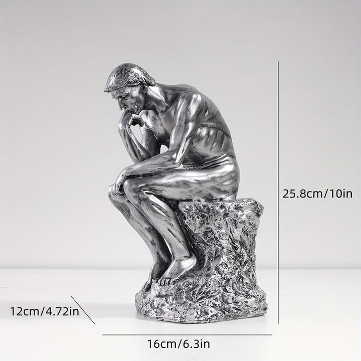 Lisslune | Creative Character Sculpture, Thinker Decoration