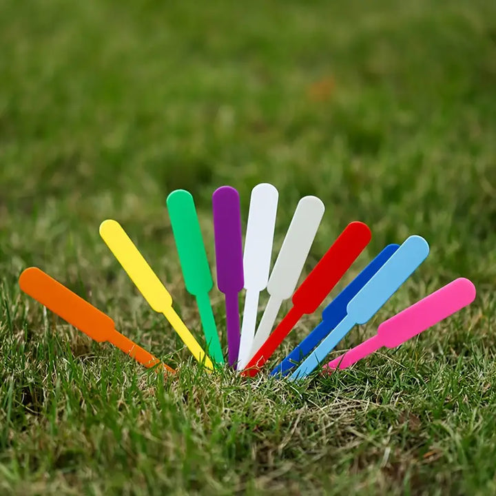 Lisslune | Colorful Plant Markers Made of Plastic – Weatherproof & Rewritable