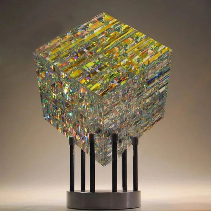 Lisslune | Artwork - ChromaticCube - Rainbow Refraction - Enchantingly Modern Decor