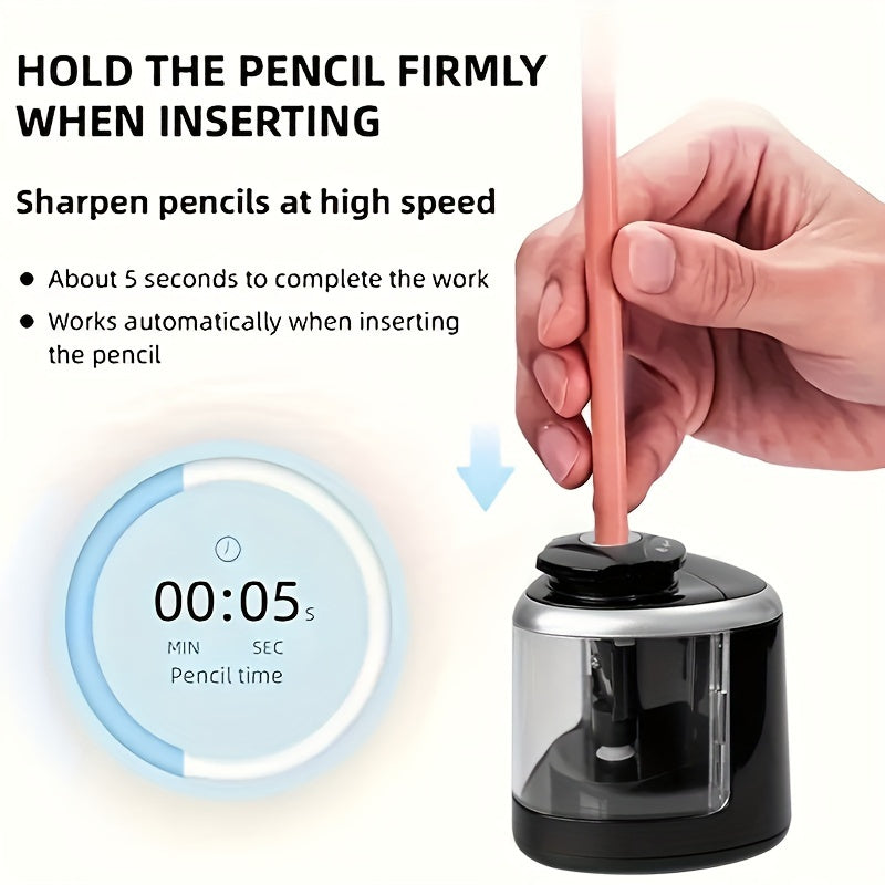 Lisslune | Automatic USB Pencil Sharpener – Compact & Fast