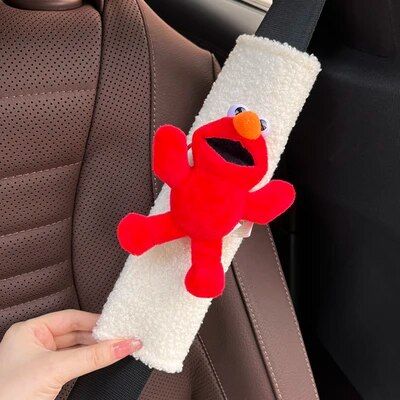 Lisslune | Plush Heart Frog Car Seatbelt Shoulder Pad