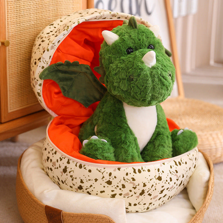 Lisslune | Plush Dinosaur + Eggshell - Large