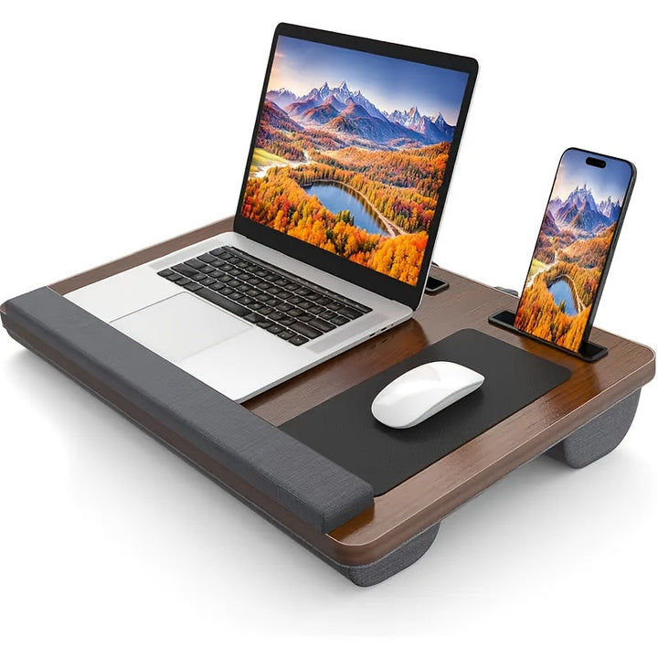 Lisslune | Ergonomic Laptop Holder with Wrist Support and Device Slots