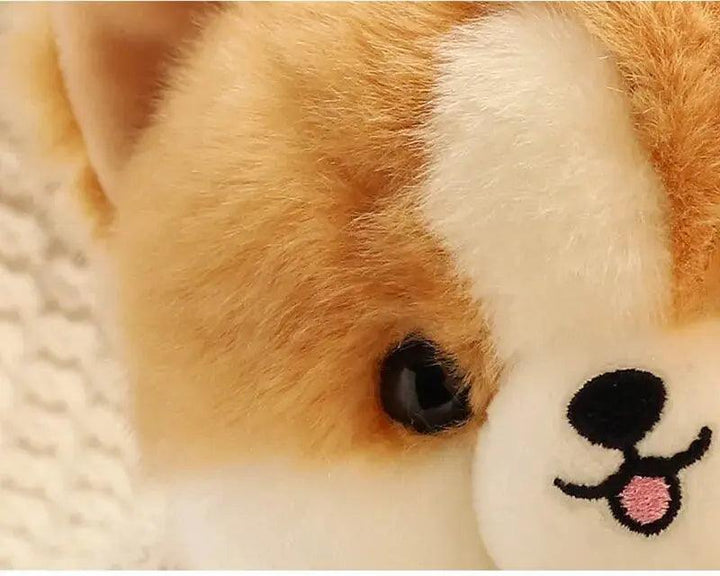 Lisslune | Charming Kawaii Chow-Pom-Corgi Mix Plush Pet Doll