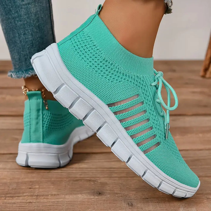 Lisslune | Breathable Lace-Up Running Trainer Sneakers