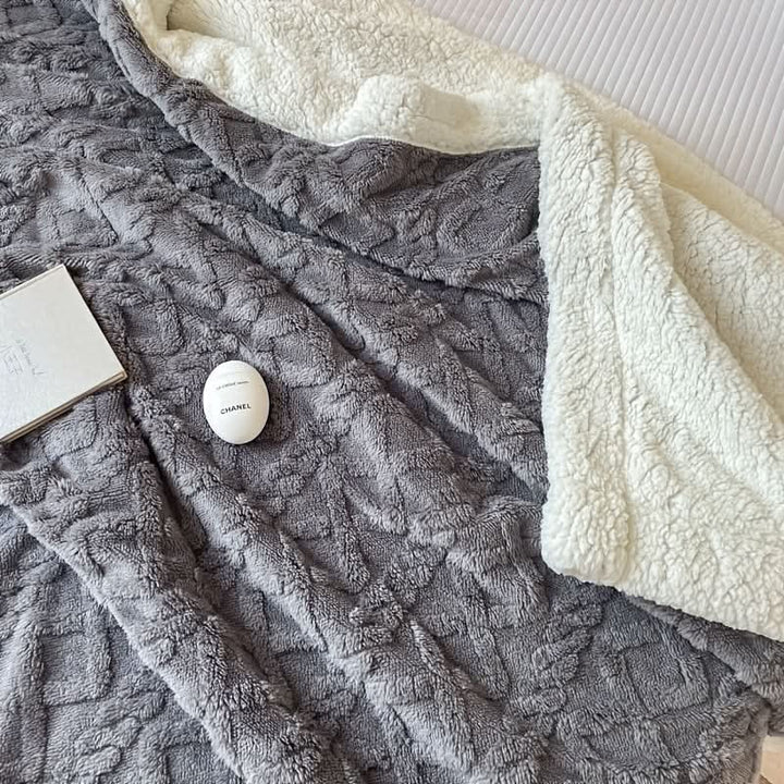 Lisslune | Soft Comfort Blanket for Bed, Sofa, and Travel