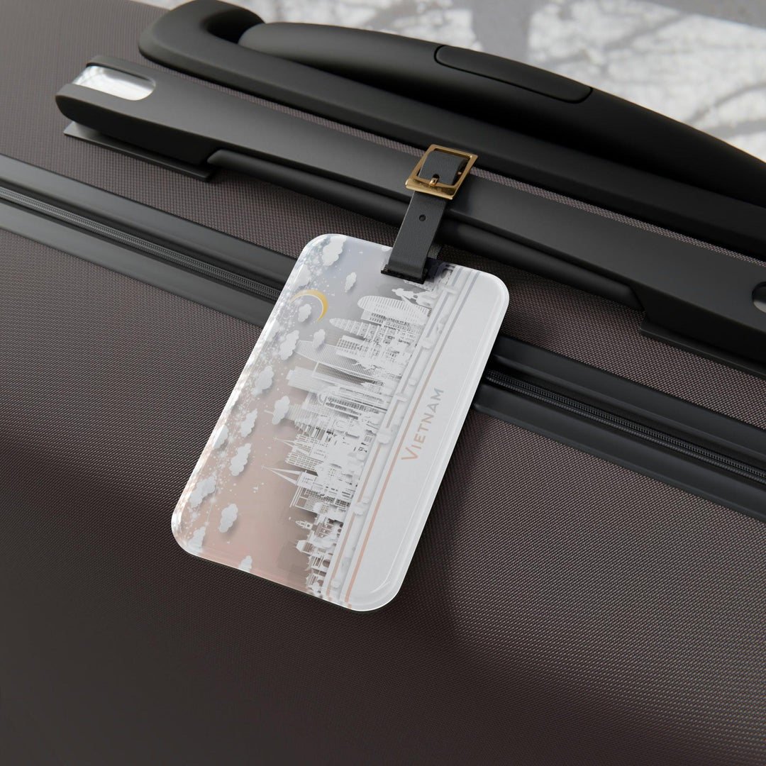 Lisslune | Adjustable Luxury Acrylic Luggage Tag: Enhance Your Travel Experience