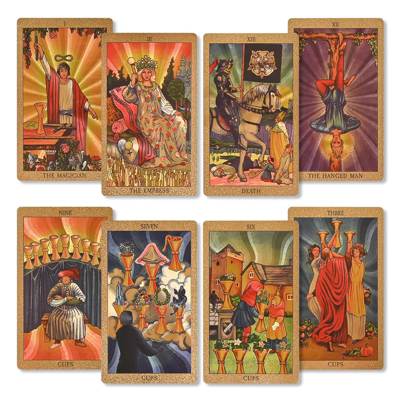 Lisslune | Explore the Mystical World of Tarot Gold Foil Tarot
