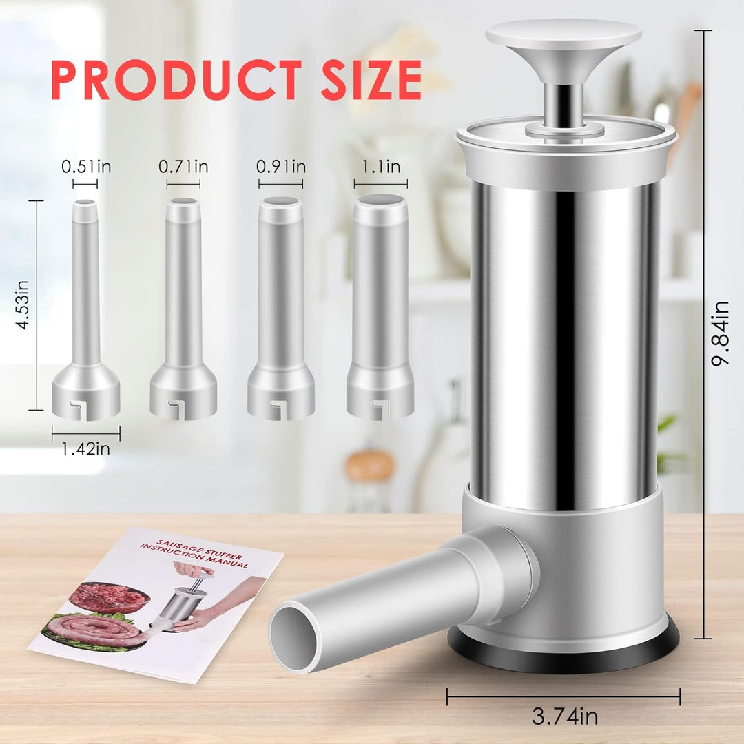 Lisslune | Sausage filler with 4 different size filling tubes