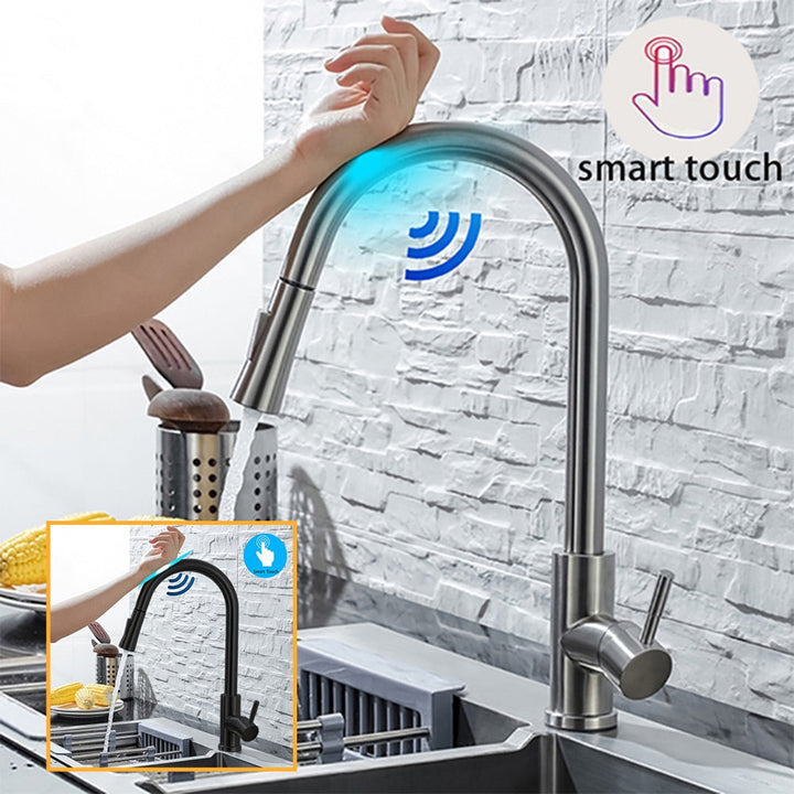 Lisslune | Kitchen faucet with pull-out and sensor