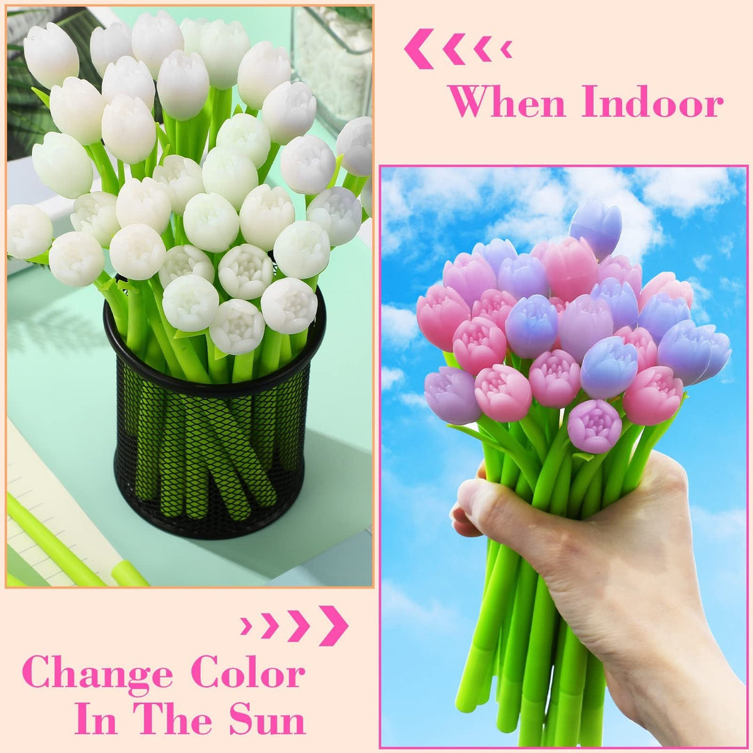 Lisslune |  Color-changing tulip ballpoint pens(set of 6)