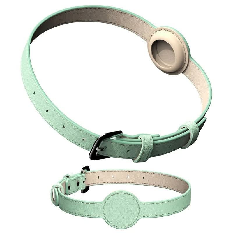 Lisslune | EDOUARD – Elegant dog collar with AirTag holder & weatherproof design