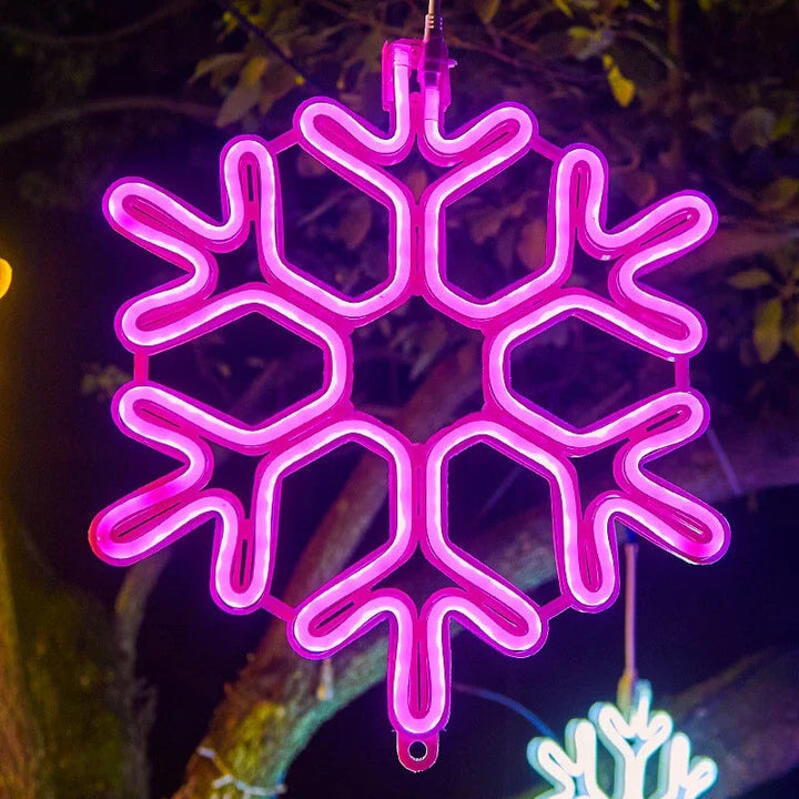 Lisslune | Waterproof LED Snowflake Light for Festive Winter Decoration