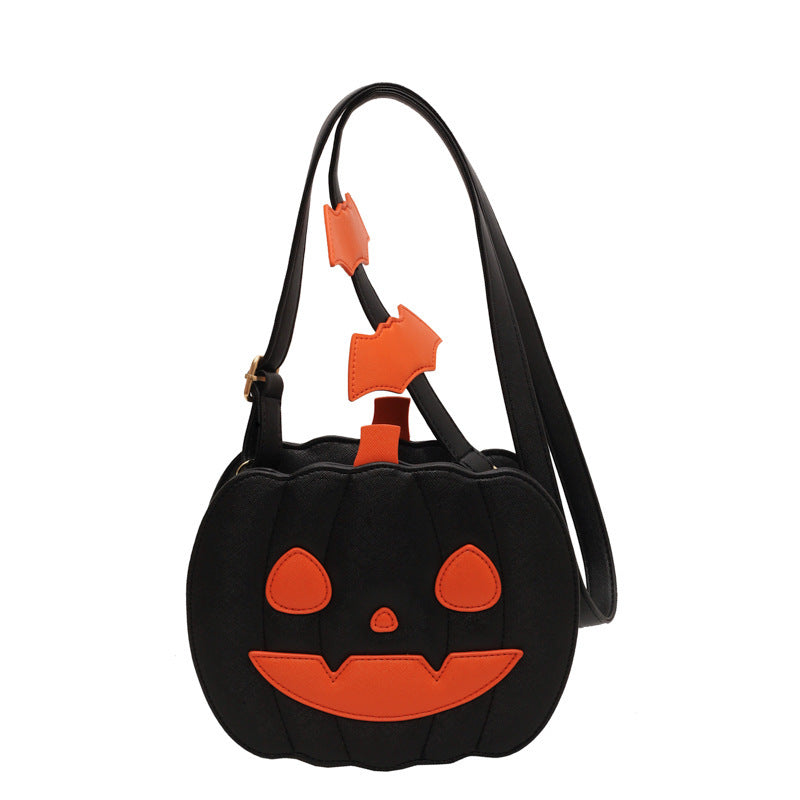 Lisslune | Halloween Messenger Bag – Minimalistic Shoulder Bag in Solid Colors