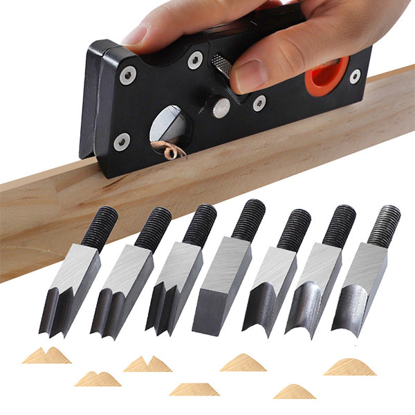 Lisslune | Chamfer Plane - Woodworking Edge Corner Flattening Tool