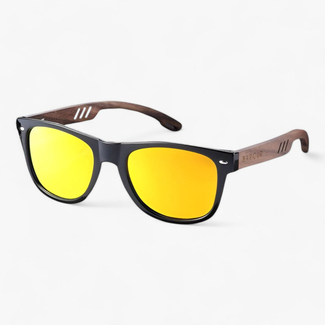 Lisslune | Wooden Temple Polarized Sunglasses UV400 Protection
