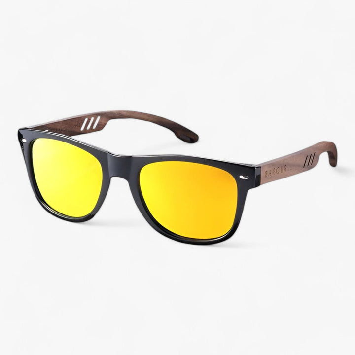 Lisslune | Wooden Temple Polarized Sunglasses UV400 Protection