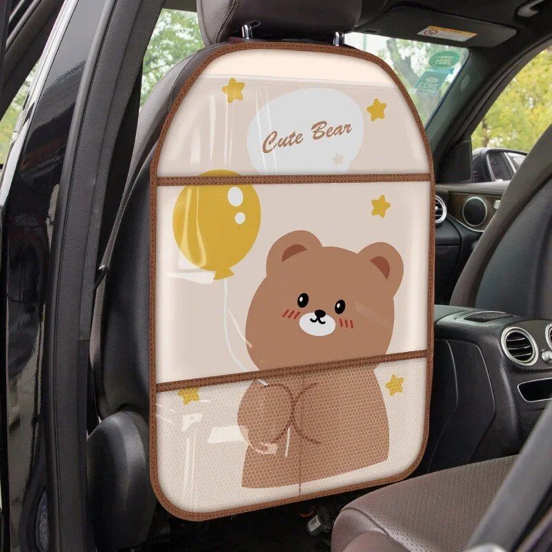 Lisslune | Waterproof cartoon car seat back protector for children