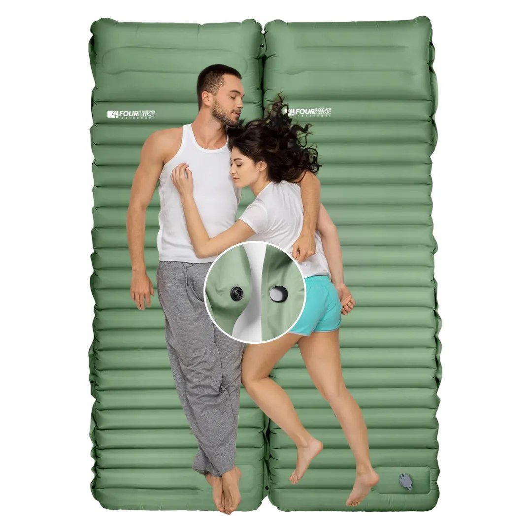 Lisslune | GreenCloud Air Sleeping Pad: Ultimate Comfort for Every Adventure