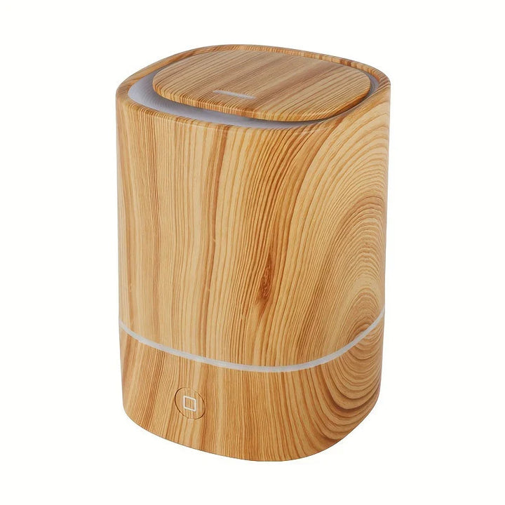 Lisslune | Ultrasonic Air Humidifier with Wood Look – Quiet Aroma Diffuser with LED & Automatic Shut-Off