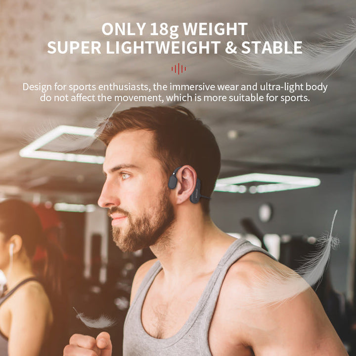 Lisslune | New waterproof bone conduction headphones stereo Bluetooth