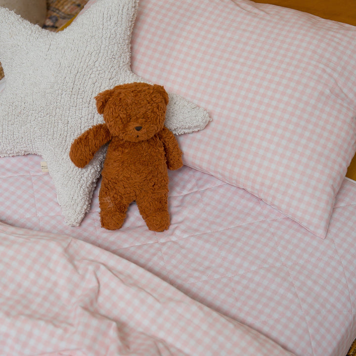 Lisslune | Blush Gingham- Bed Wet Mat