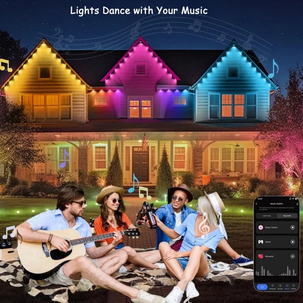 Lisslune | Smart Rainbow LED Permanent Outdoor Light