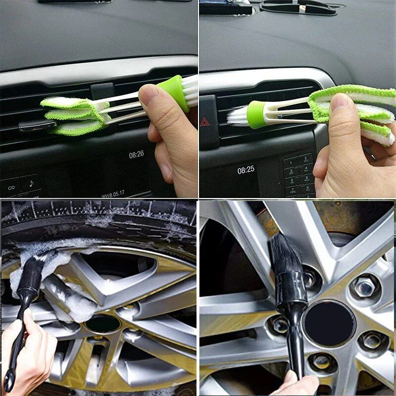 Lisslune | Complete 16-piece car cleaning and detailing set