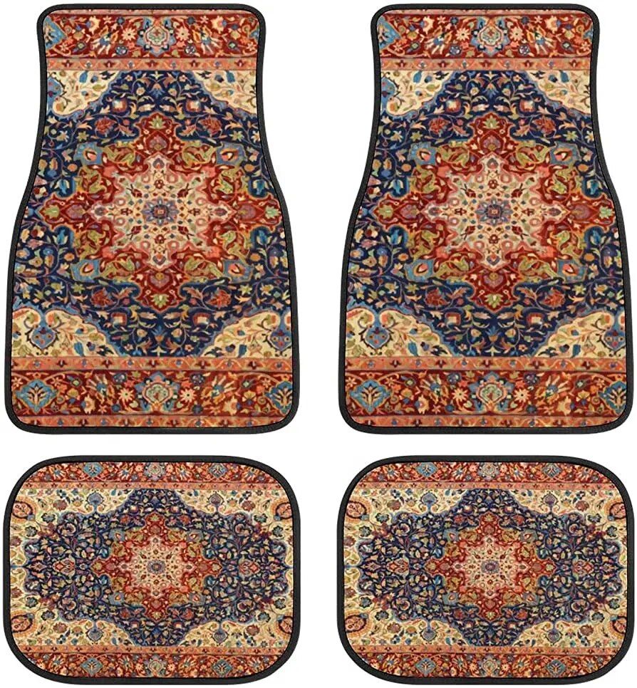 Lisslune | Persian carpet-style car mats - A set of 4