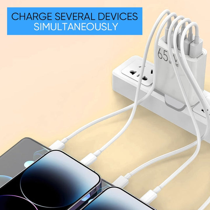 Lisslune | Multi-Port-Adapter 65W Fast Charger - US Standard