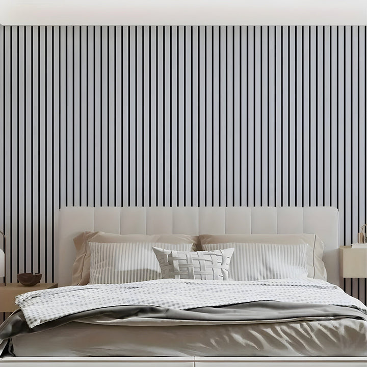 Lisslune | 3D wall panels create a modern, natural appearance