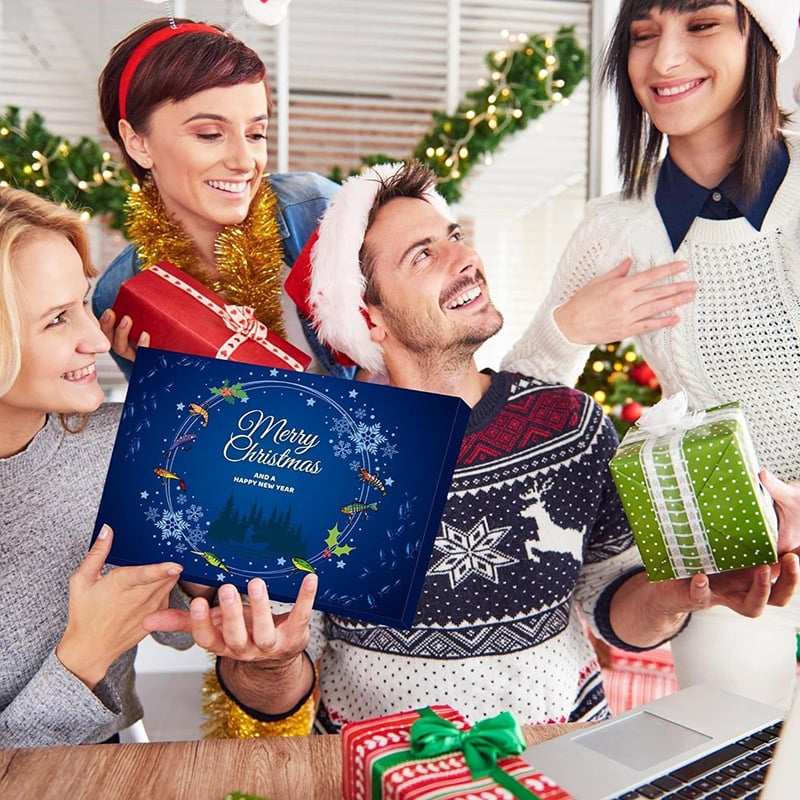 Lisslune | 24 Days Christmas Countdown Fish Tackle Set