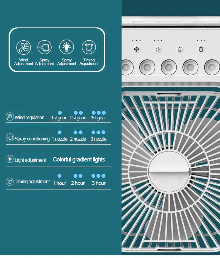 Lisslune | Portable Mini Air Cooling Fan